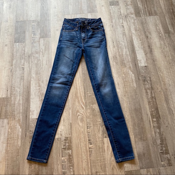 American Eagle Outfitters Denim - American Eagle High-Rise Jegging Dark Wash Skinny